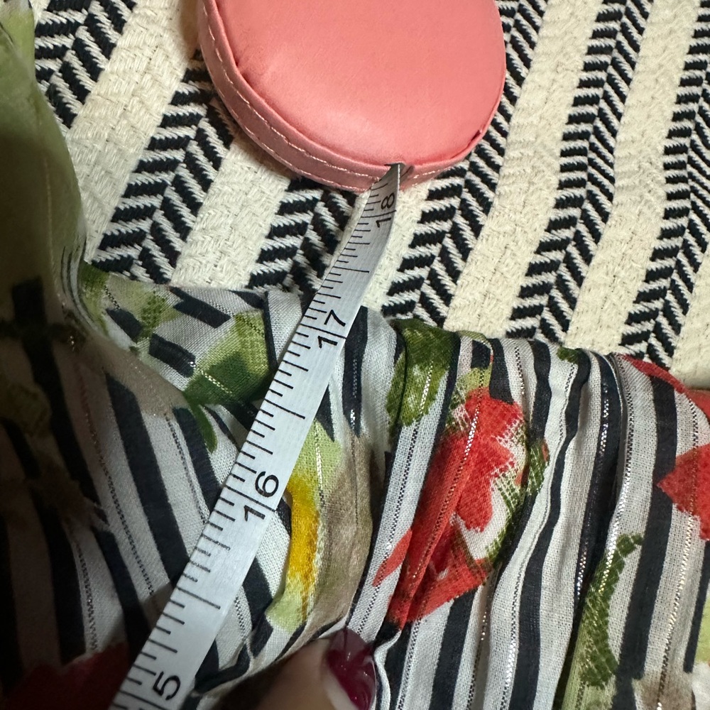 Wayward Fancies Vibrant Floral V-Neck Midi Dress - Picture 7 of 11